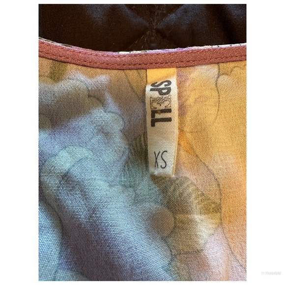 Spell Blue Skies Wrap Maxi Dress Size XS - Picture 10 of 16